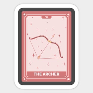 The Archer VI Archery Sticker